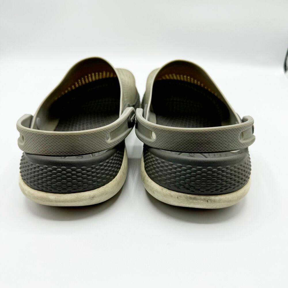 Crocs LiteRide 360 Clogs Slip On Unisex Shoes Gray Cream Womens 10 - Picture 3 of 9